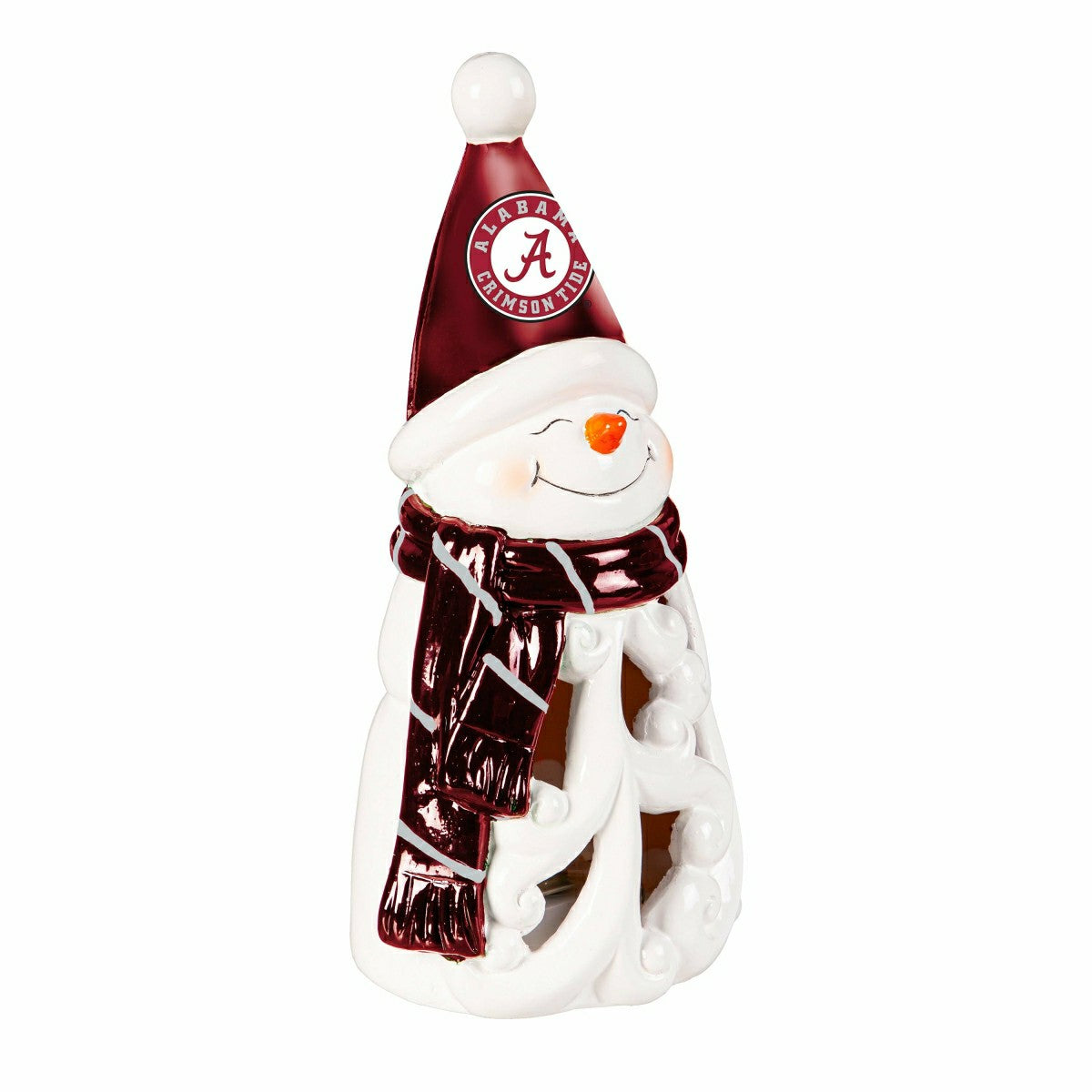 University of Alabama Snowman LED Statuary, 8", Collegiate, Home