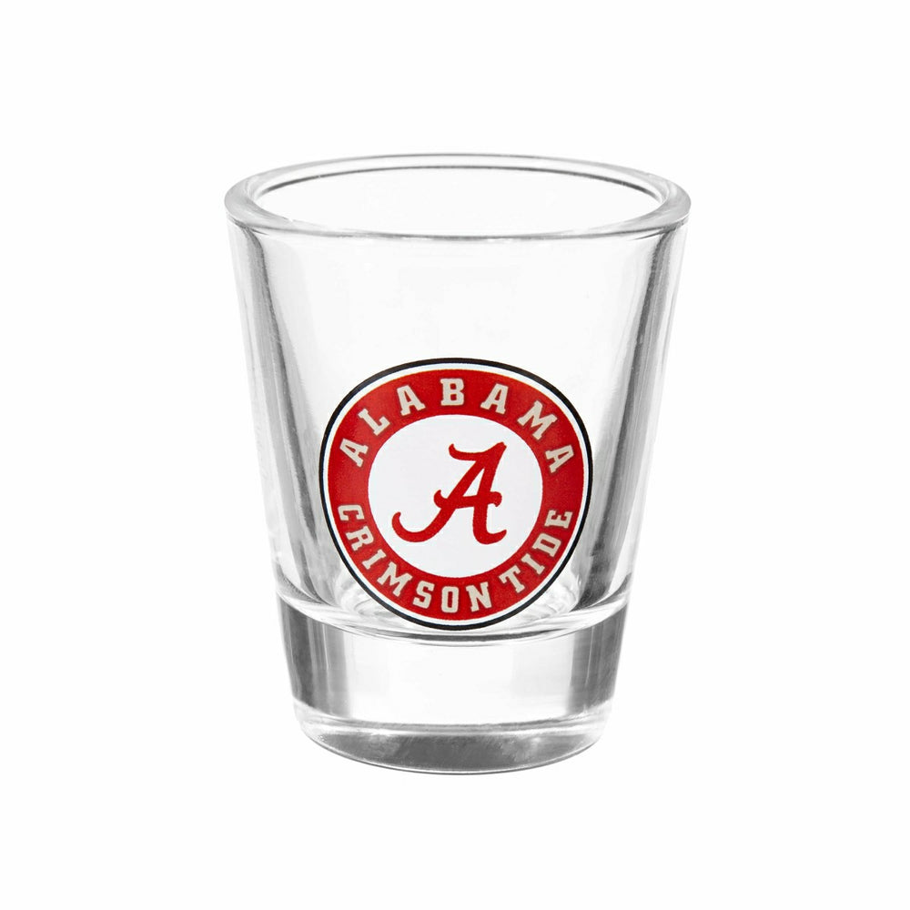 University of Alabama 4-Piece Ceramic and Glass 2oz. Shot Glass Set, Collegiate, Home