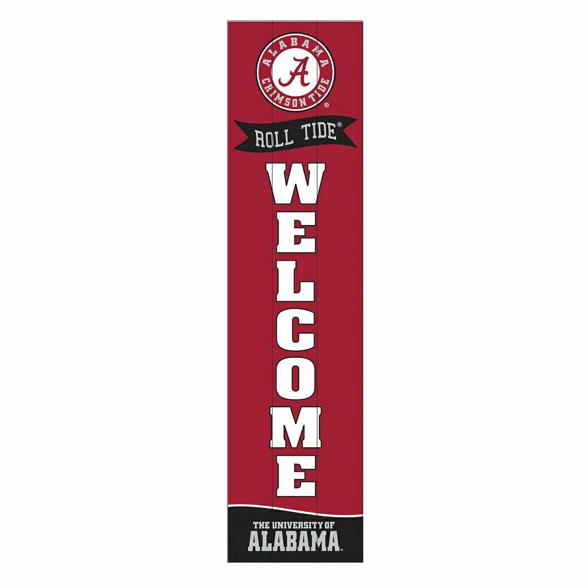 University of Alabama Large Single Sided Leaner, 46", Collegiate, Home