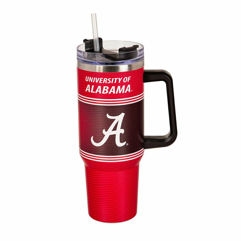 40oz Stainless Steel Canyon Cup w/ Straw, University of Alabama, Collegiate, Home