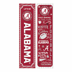 46" Double Sided Leaner, University of Alabama, Winter Seasonal, Collegiate, Home