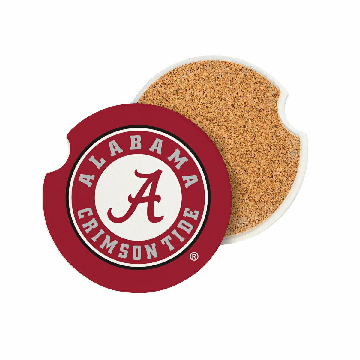 University of Alabama Car Coaster Set, 2pc, Collegiate, Home