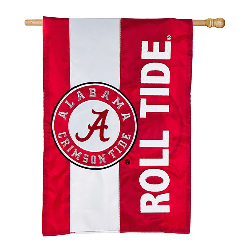Double-Sided Embellished NCAA College Team Pride Applique House Flag, , Collegiate, Home