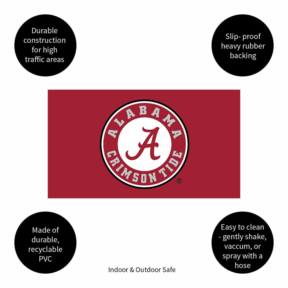 Full Color PVC Mat, 16" x 28", University of Alabama, Collegiate