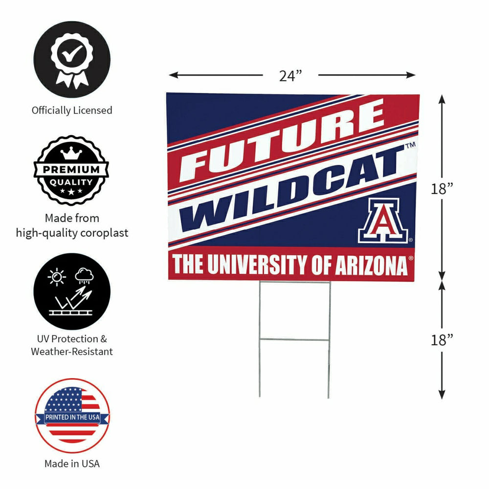 University of Arizona Coroplast Yard Sign, Future Student, Collegiate, Home