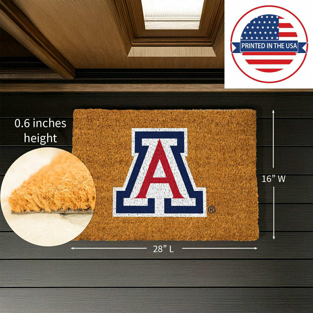 Coir Mat, 16"x28", University of Arizona, Collegiate