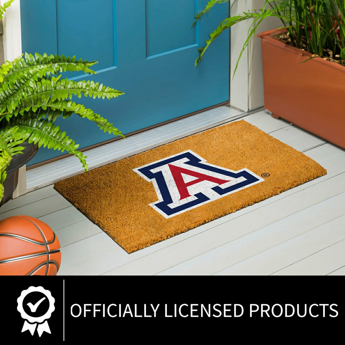 Coir Mat, 16"x28", University of Arizona, Collegiate