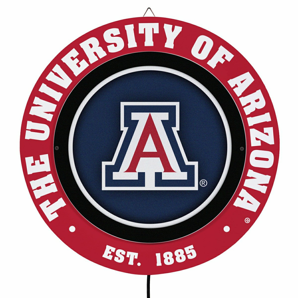 University of Arizona, Metal Lite, Round, Collegiate