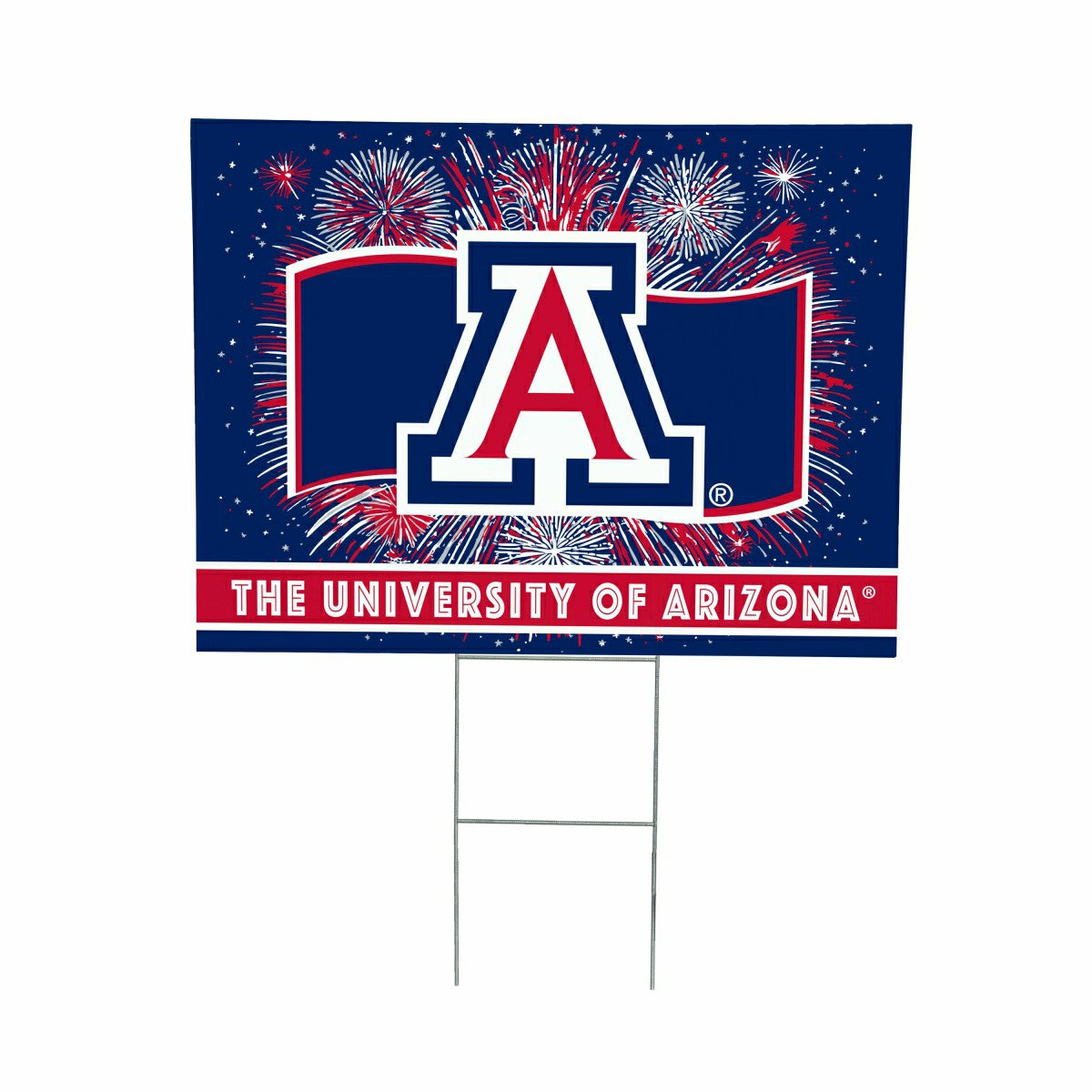 University of Arizona Yard Sign, Patriotic, Collegiate, Home