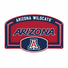 University of Arizona USA Embossed Steel Wall Sign, 11" x 17", Collegiate, Home