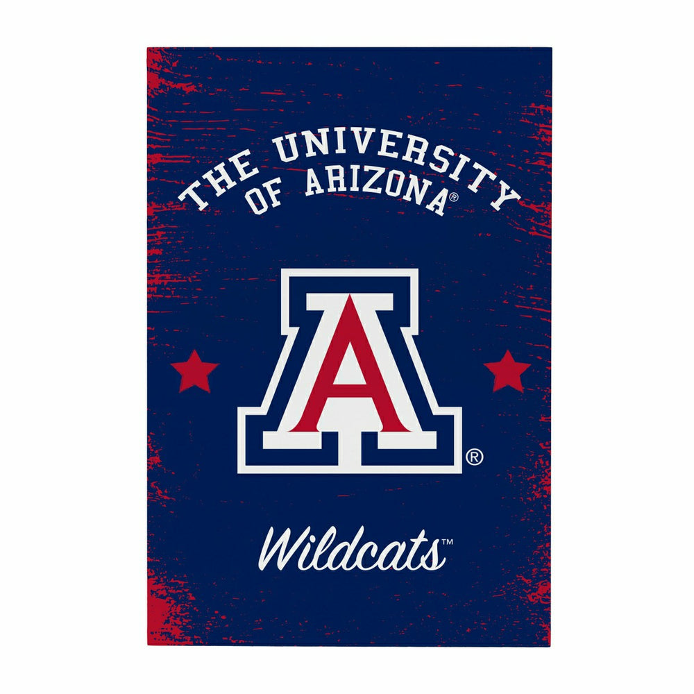 University of Arizona Wood Wall Sign, 16x24, Collegiate, Home