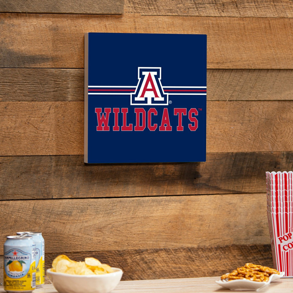 University of Arizona Wood Wall Sign, 12x12, Collegiate, Home