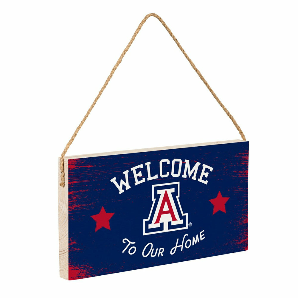University of Arizona Wood Wall Sign, 6x11, Collegiate, Home
