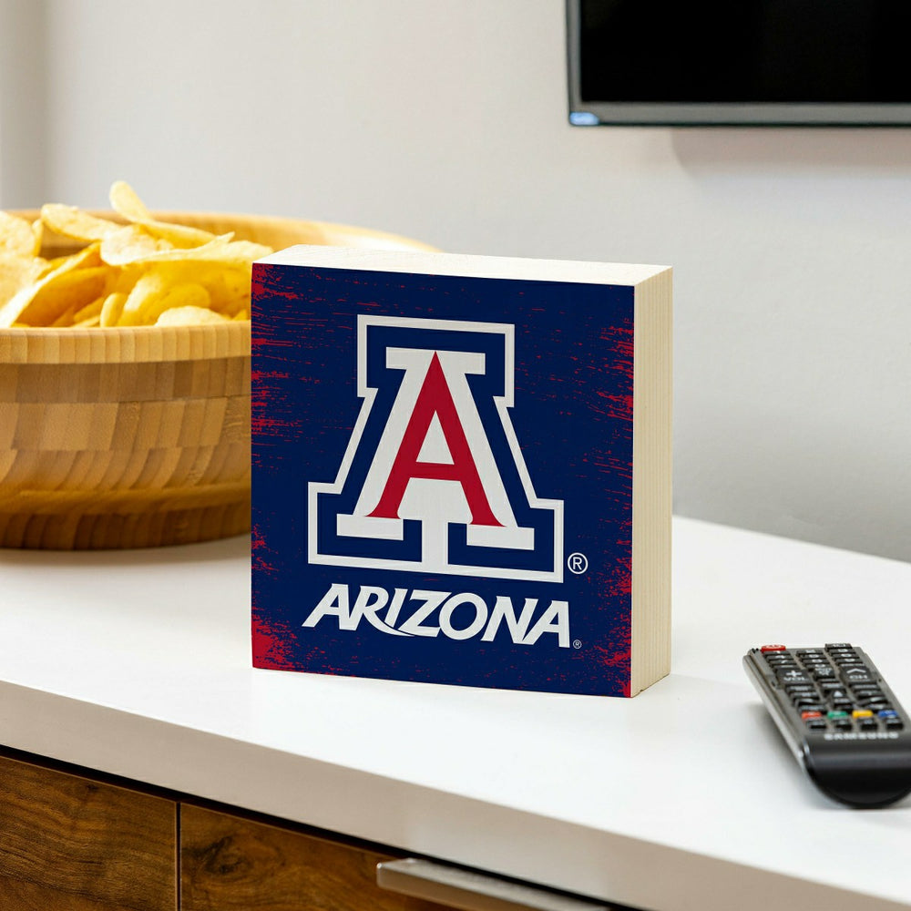 University of Arizona Plock, Down Home Fans, 6x6, Collegiate, Home