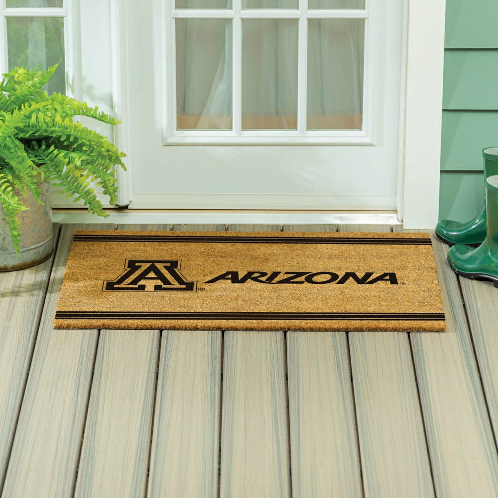 University of Arizona Large One Color Coir Mat, 36"x24", Collegiate