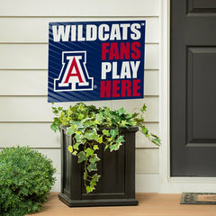 University of Arizona Coroplast Yard Sign "Fans Play Here", Collegiate, Home