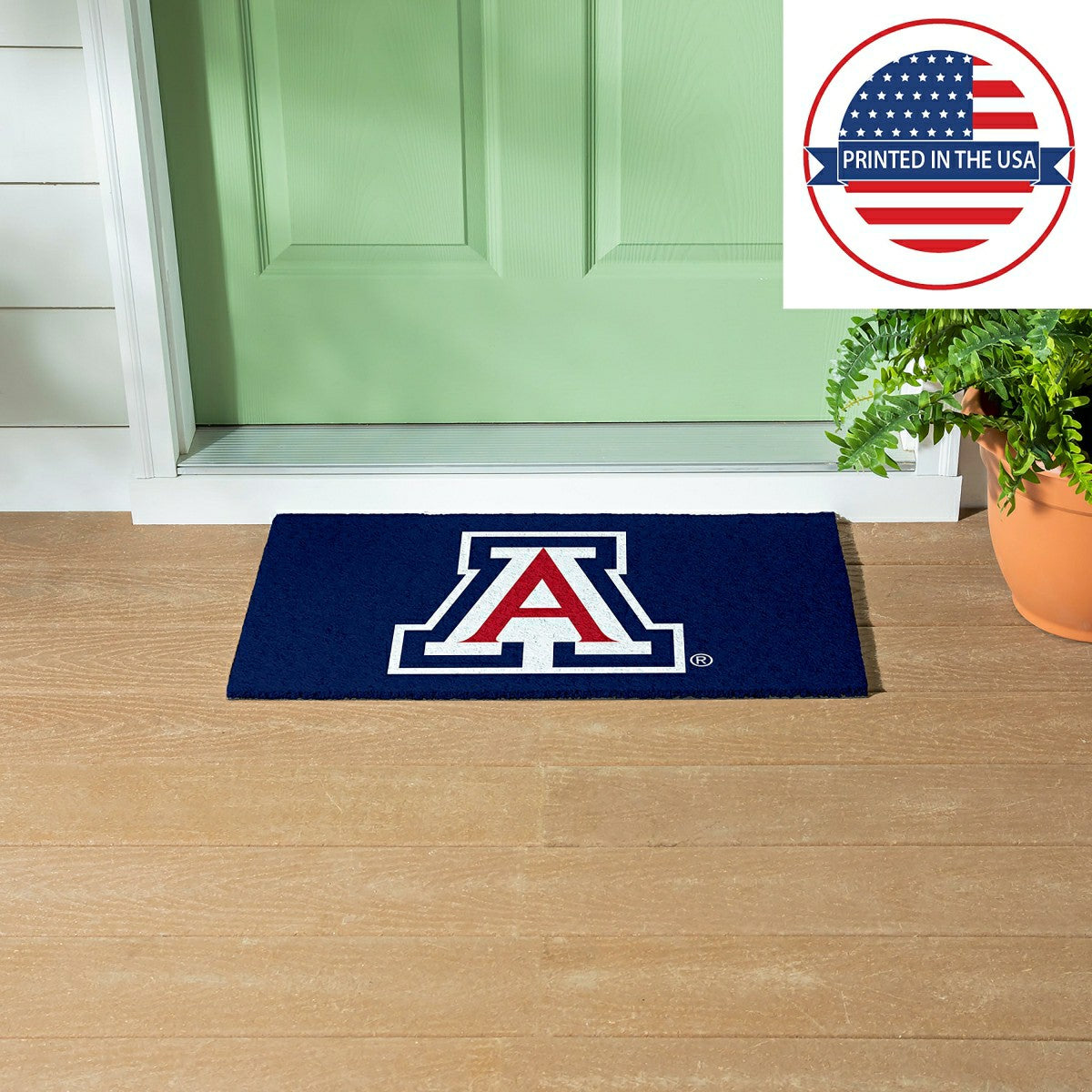 Full Color PVC Mat, 16" x 28", University of Arizona, Collegiate