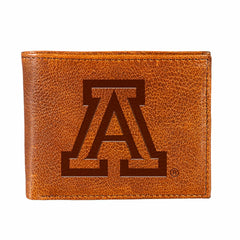 University of Arizona, Embossed 100% Genuine Tumbled Leather Passcase , Collegiate, Home
