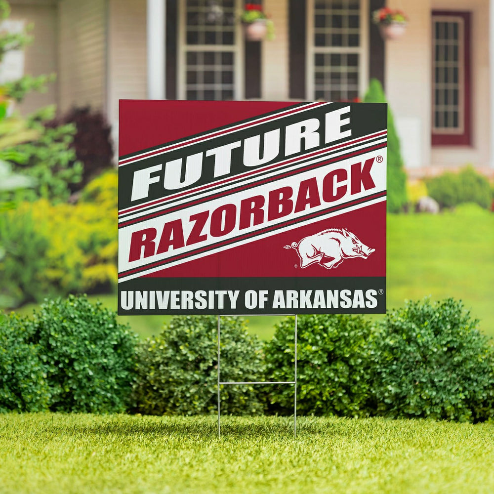 University of Arkansas Coroplast Yard Sign, Future Student, Collegiate, Home