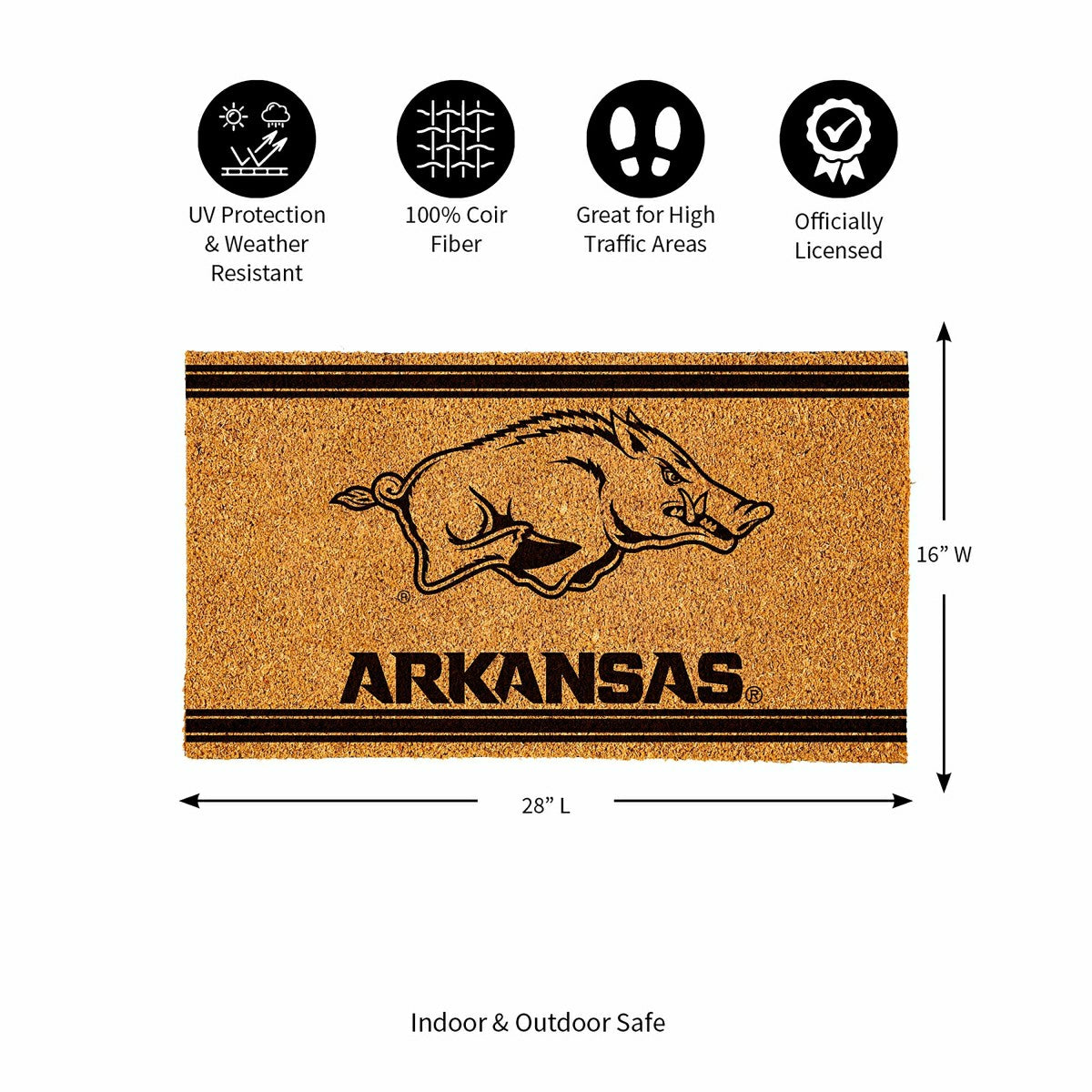 University of Arkansas, Coir Mat 1C, Collegiate
