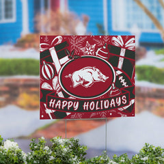 University of Arkansas Yard Sign, Holiday, Collegiate, Home