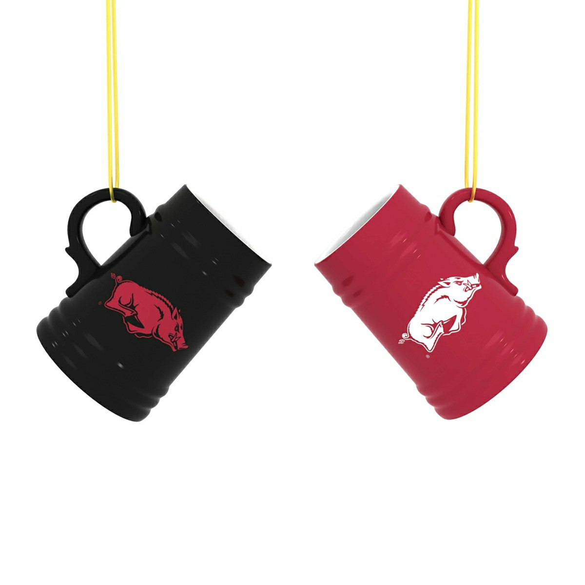 University of Arkansas Ceramic Mini Stein, 3oz, set of 2, Collegiate, Home