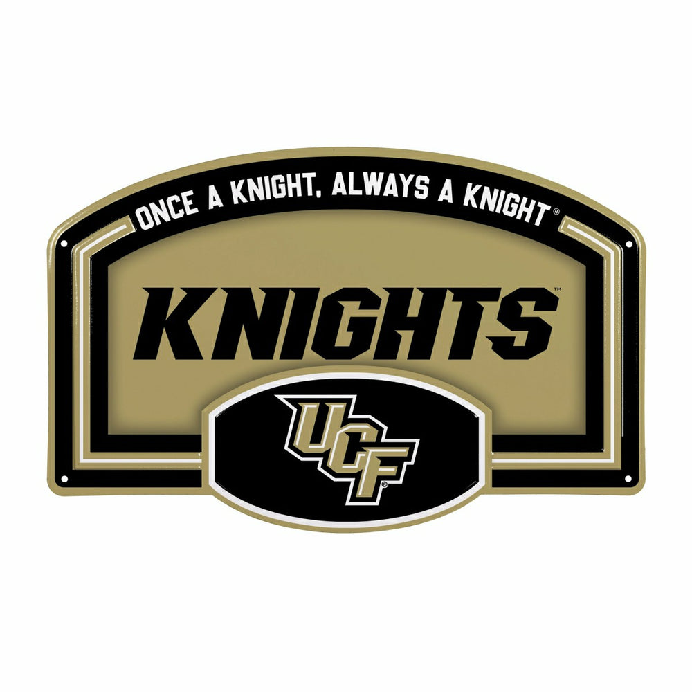 University of Central Florida USA Embossed Steel Wall Sign, 11" x 17", Collegiate, Home
