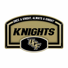 University of Central Florida USA Embossed Steel Wall Sign, 11" x 17", Collegiate, Home