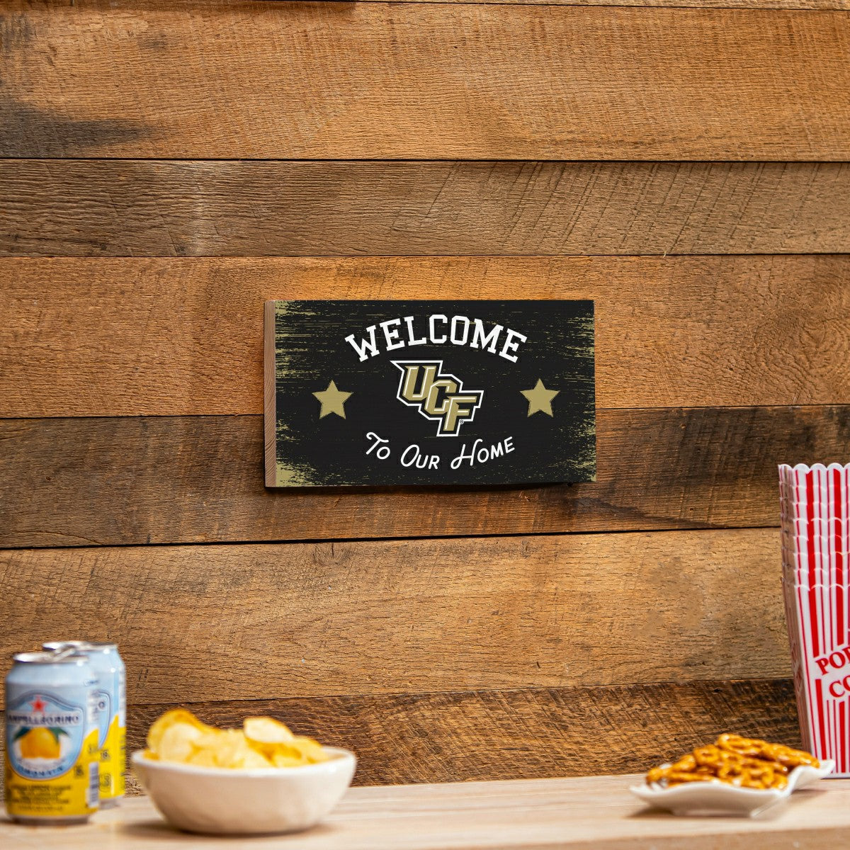 University of Central Florida Wood Wall Sign, 6x11, Collegiate, Home