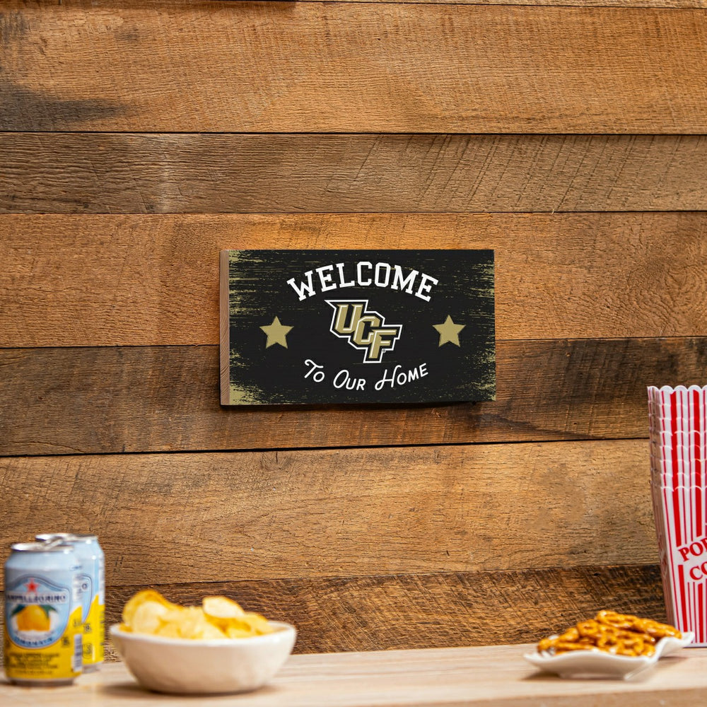 University of Central Florida Wood Wall Sign, 6x11, Collegiate, Home
