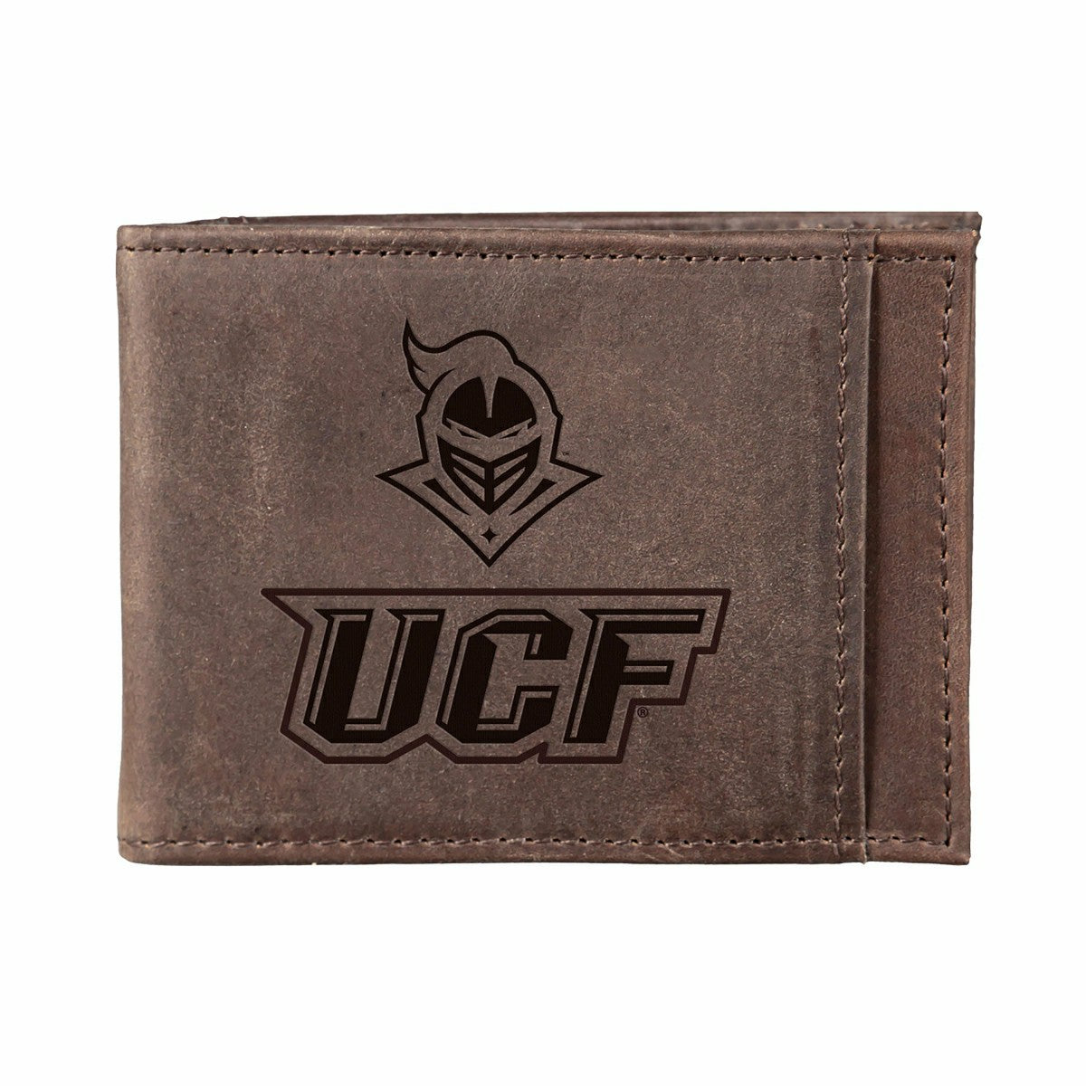 Front Pocket Wallet w/ RFID Blocking, Central Florida, Brown, Collegiate, Home