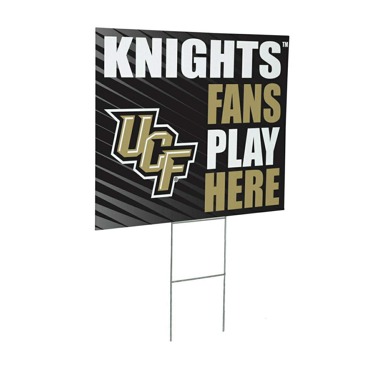 University of Central Florida Coroplast Yard Sign "Fans Play Here", Collegiate, Home
