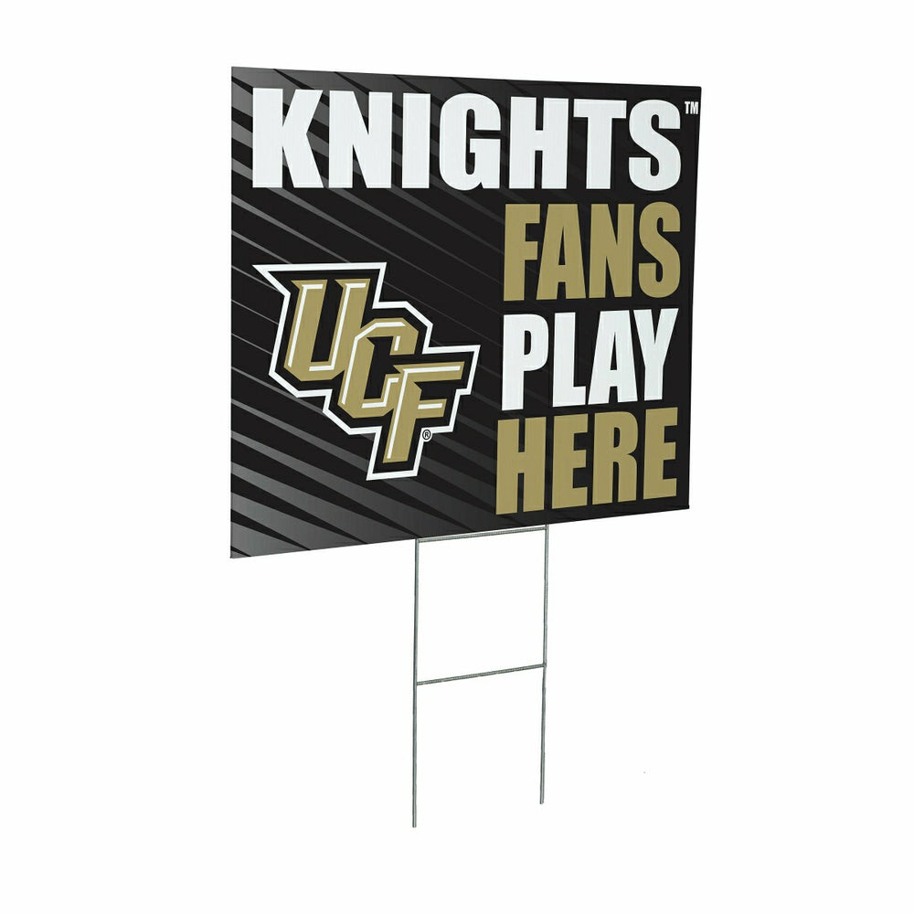 University of Central Florida Coroplast Yard Sign "Fans Play Here", Collegiate, Home