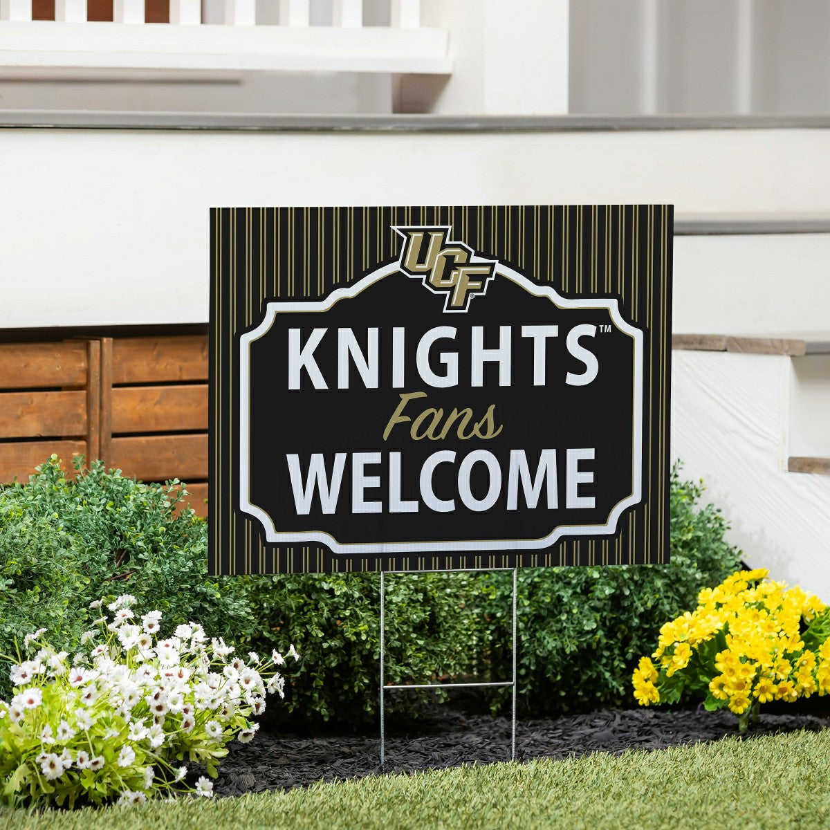 University of Central Florida Coroplast Yard Sign, "Fans Welcome", Collegiate, Home