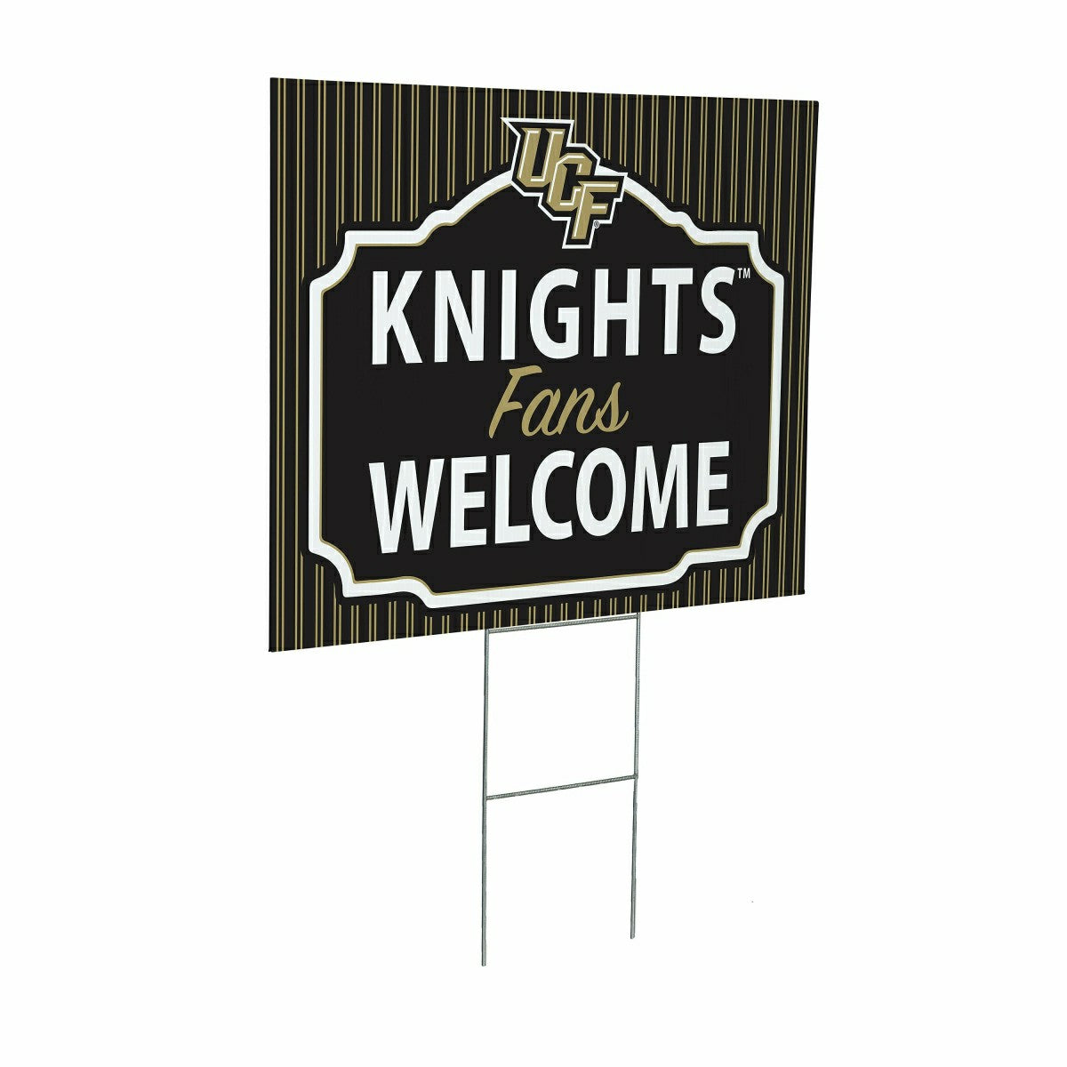 University of Central Florida Coroplast Yard Sign, "Fans Welcome", Collegiate, Home
