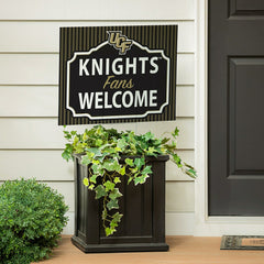 University of Central Florida Coroplast Yard Sign, "Fans Welcome", Collegiate, Home