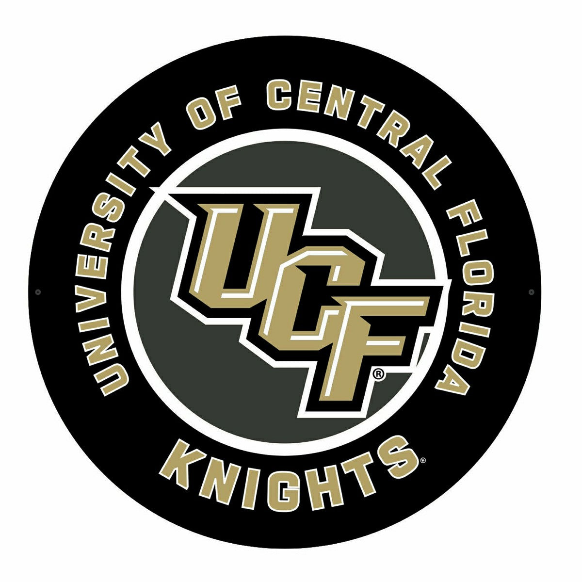 LED Wall Decor, Round, University of Central Florida, Collegiate, Home