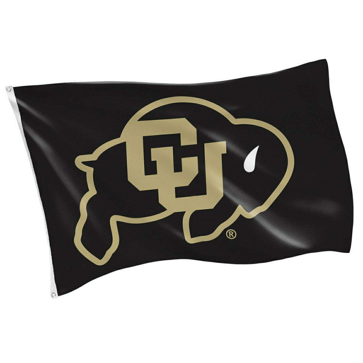 University of Colorado Single Sided Flag w/ 2 Grommets, 3'x5', Collegiate, Home