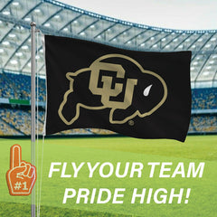 University of Colorado Single Sided Flag w/ 2 Grommets, 3'x5', Collegiate, Home