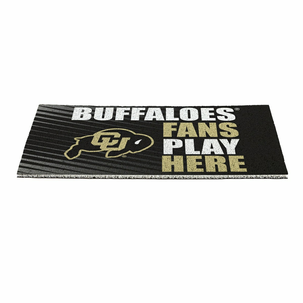 University of Colorado Fan Mat, 28"x16", Collegiate