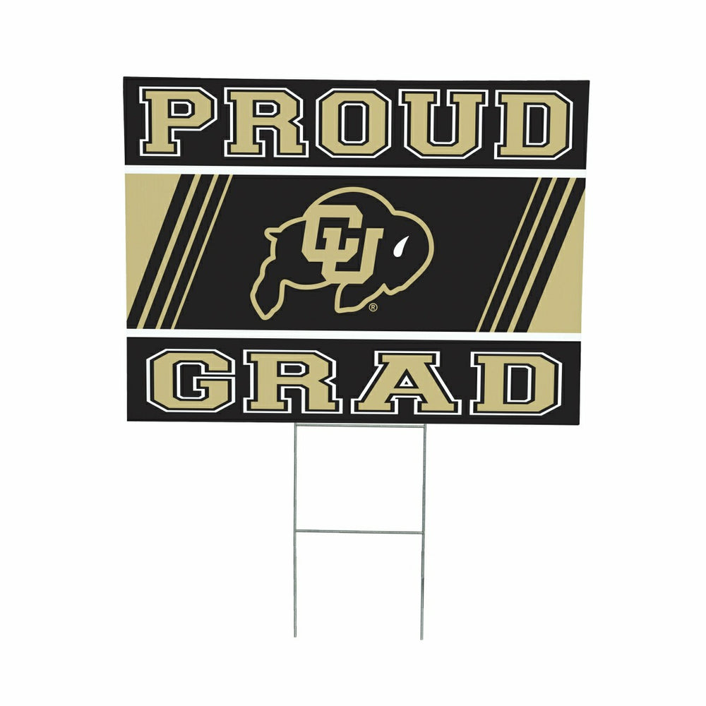 University of Colorado Coroplast Yard Sign Graduate, Collegiate, Home