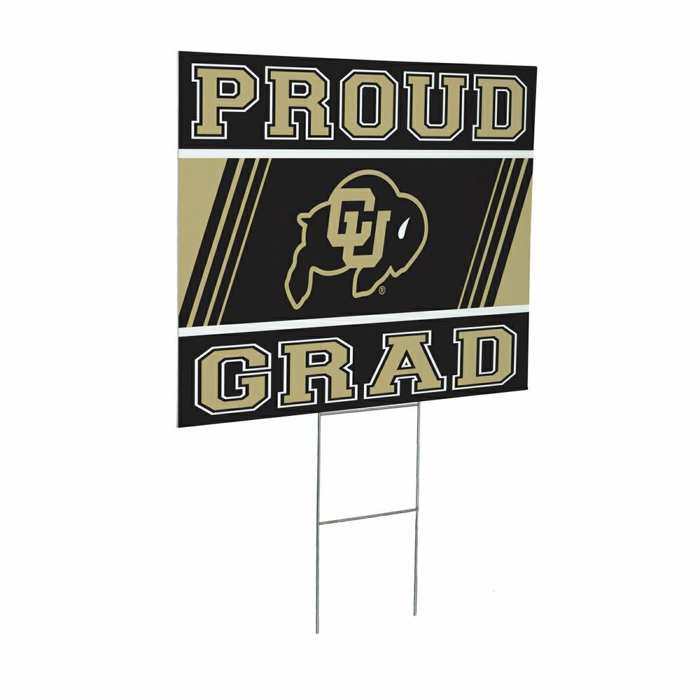 University of Colorado Coroplast Yard Sign Graduate, Collegiate, Home
