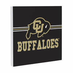 University of Colorado Wood Wall Sign, 12x12, Collegiate, Home