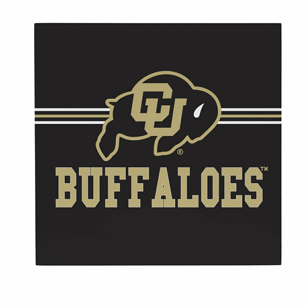 University of Colorado Wood Wall Sign, 12x12, Collegiate, Home