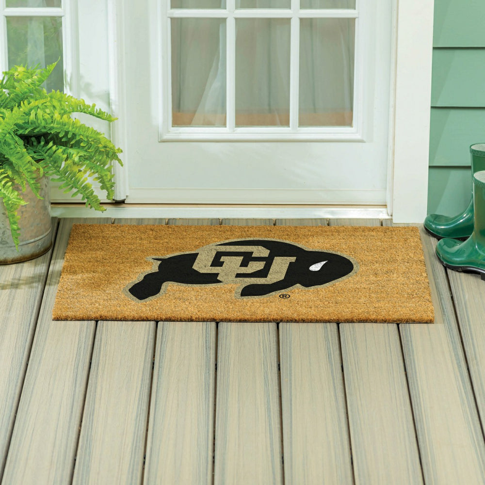 University of Colorado Large Full Color Coir Mat, 36"x24", Collegiate
