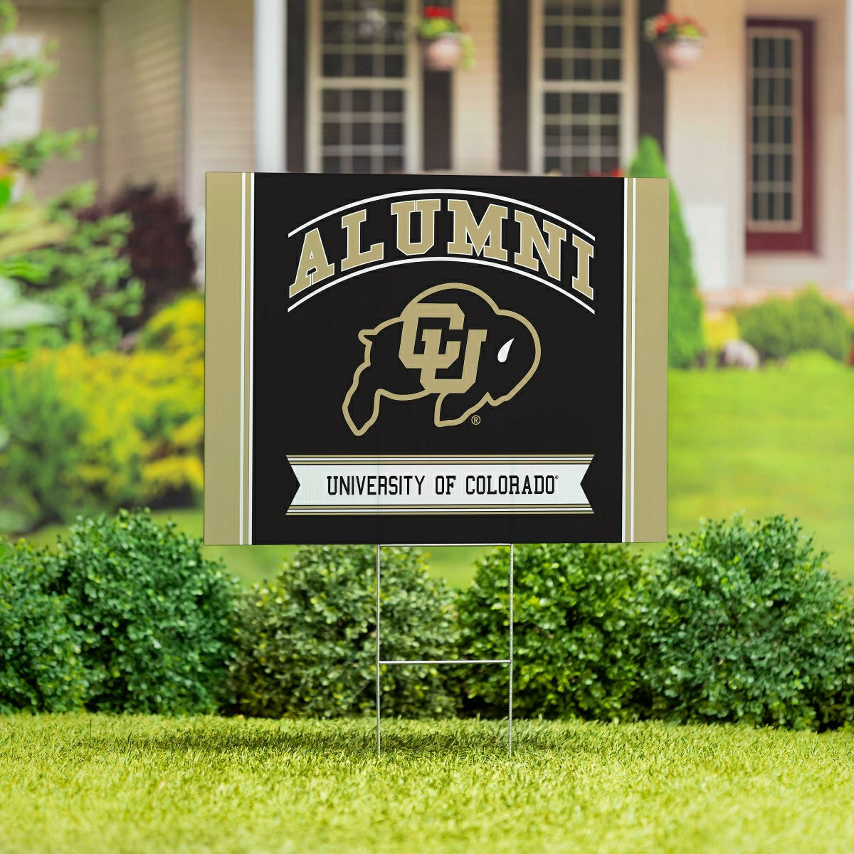 University of Colorado Coroplast Yard Sign Alumni, Collegiate, Home