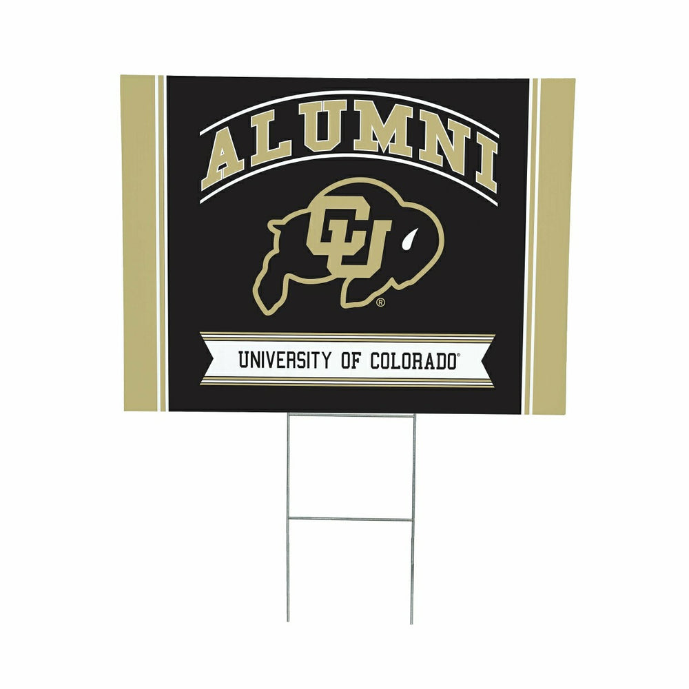University of Colorado Coroplast Yard Sign Alumni, Collegiate, Home