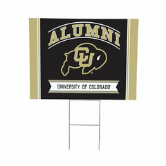 University of Colorado Coroplast Yard Sign Alumni, Collegiate, Home