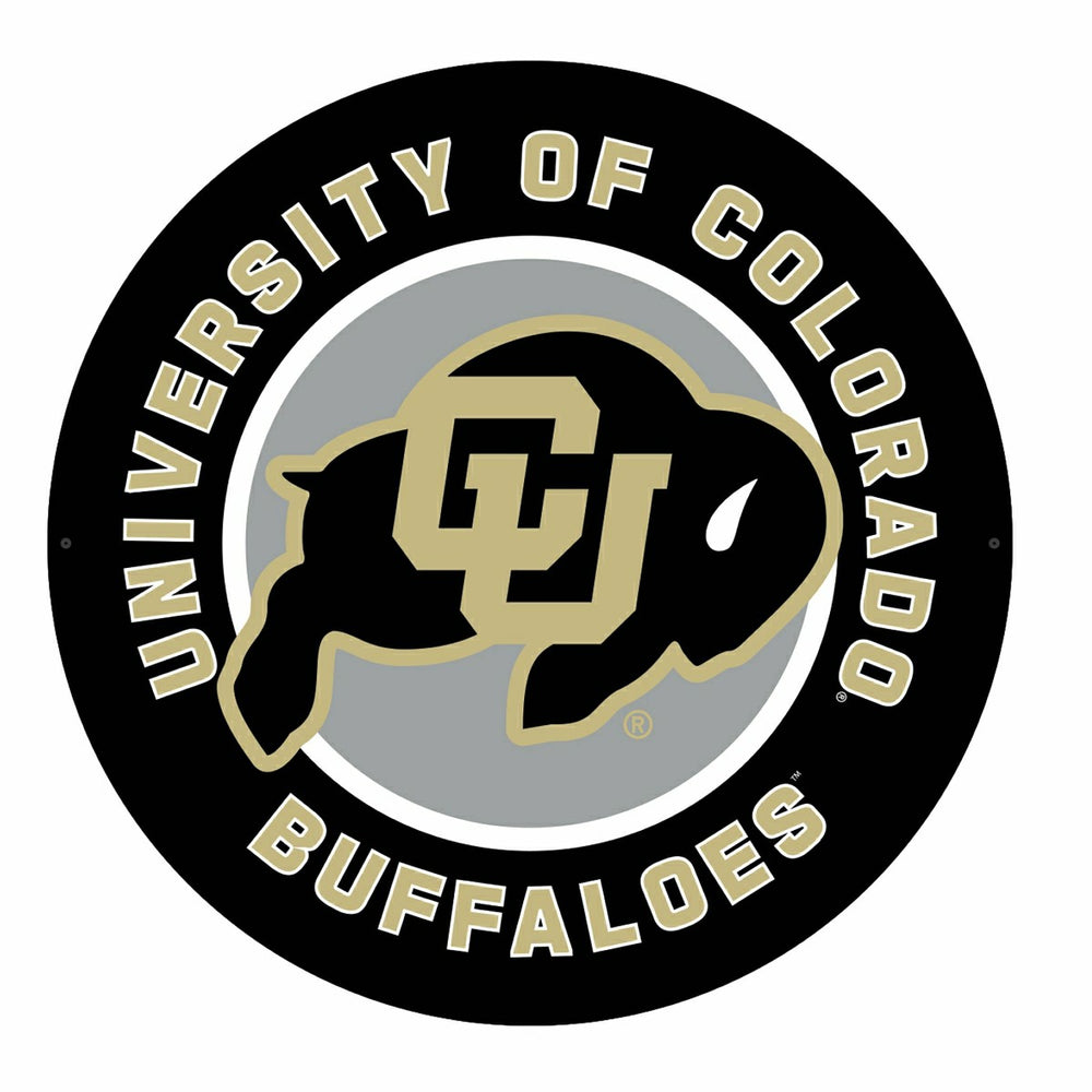 LED Wall Decor, Round, University of Colorado, Collegiate, Home