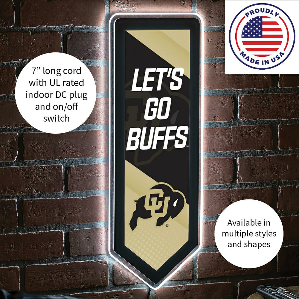 LED Wall Decor, Pennant, University of Colorado, Collegiate, Home